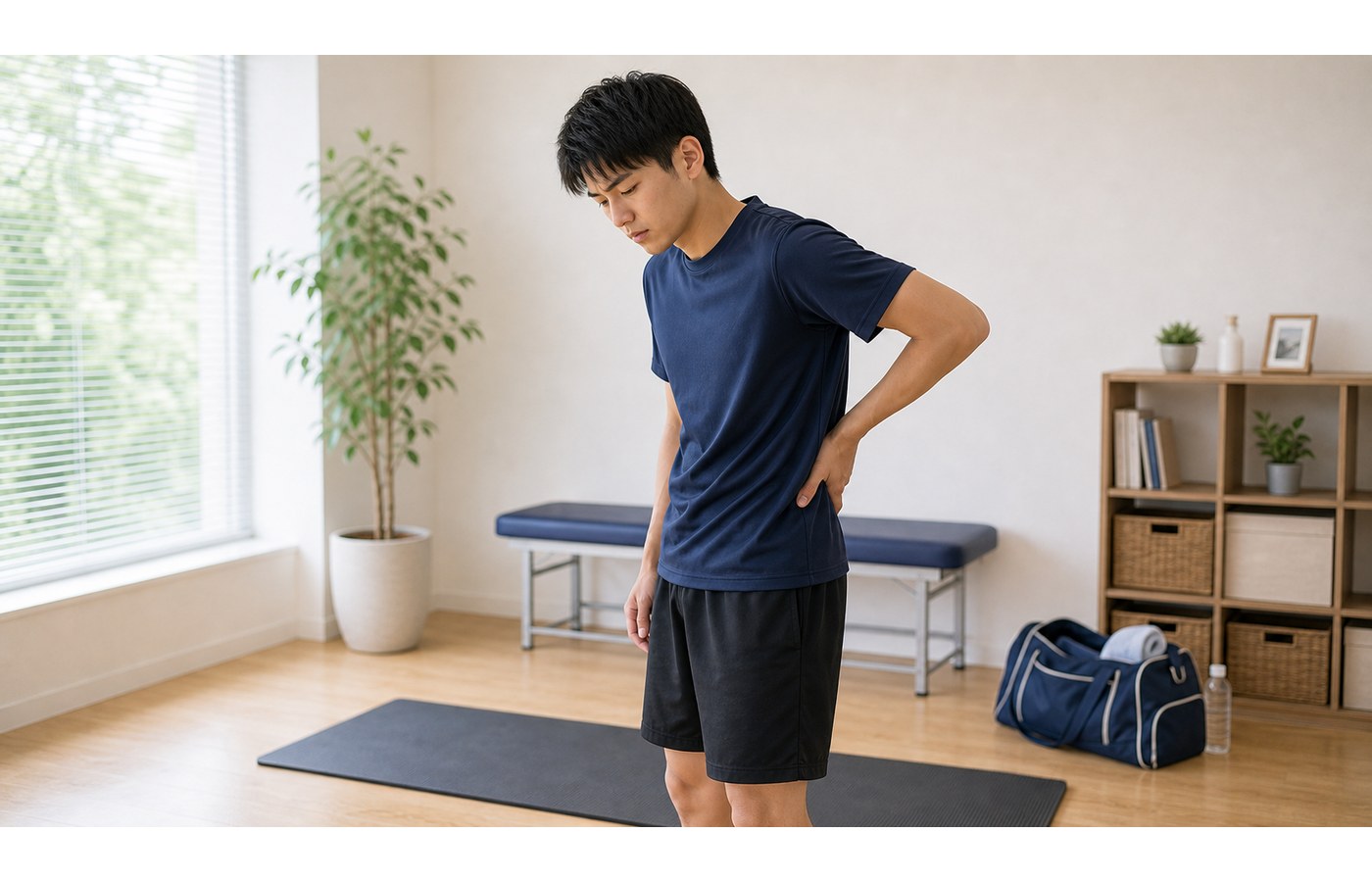 三郷中央で腰椎分離症による腰の痛みに悩むイメージ
