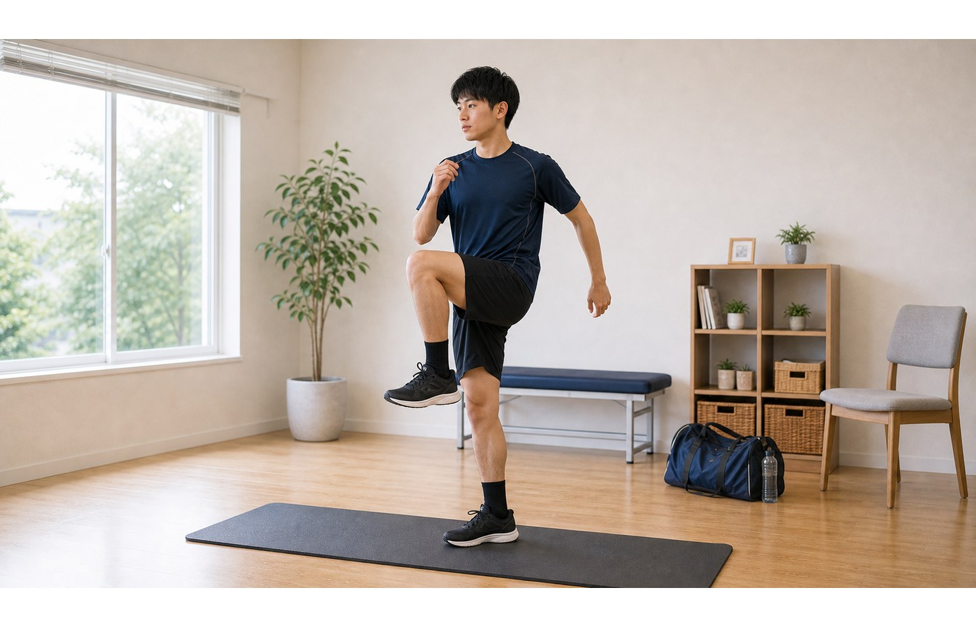 段階的に焦らずスポーツへ復帰するイメージ