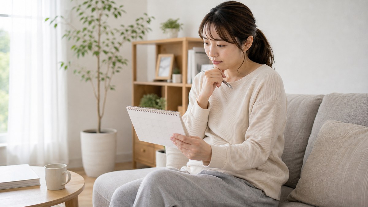 産後ケアの時期やサポート用品について相談するイメージ