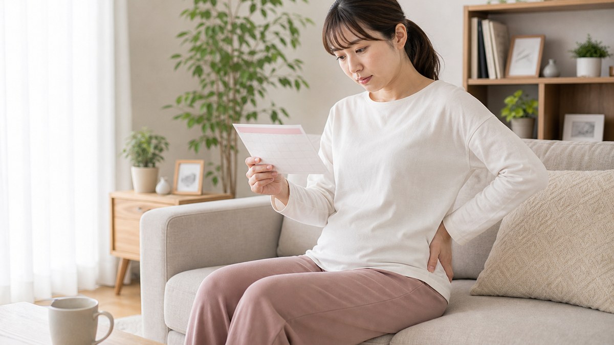 産後の股関節痛で医療機関への相談を考えるイメージ