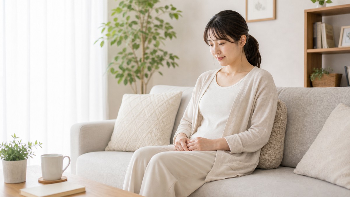 三郷中央で産後の尿もれに悩むイメージ