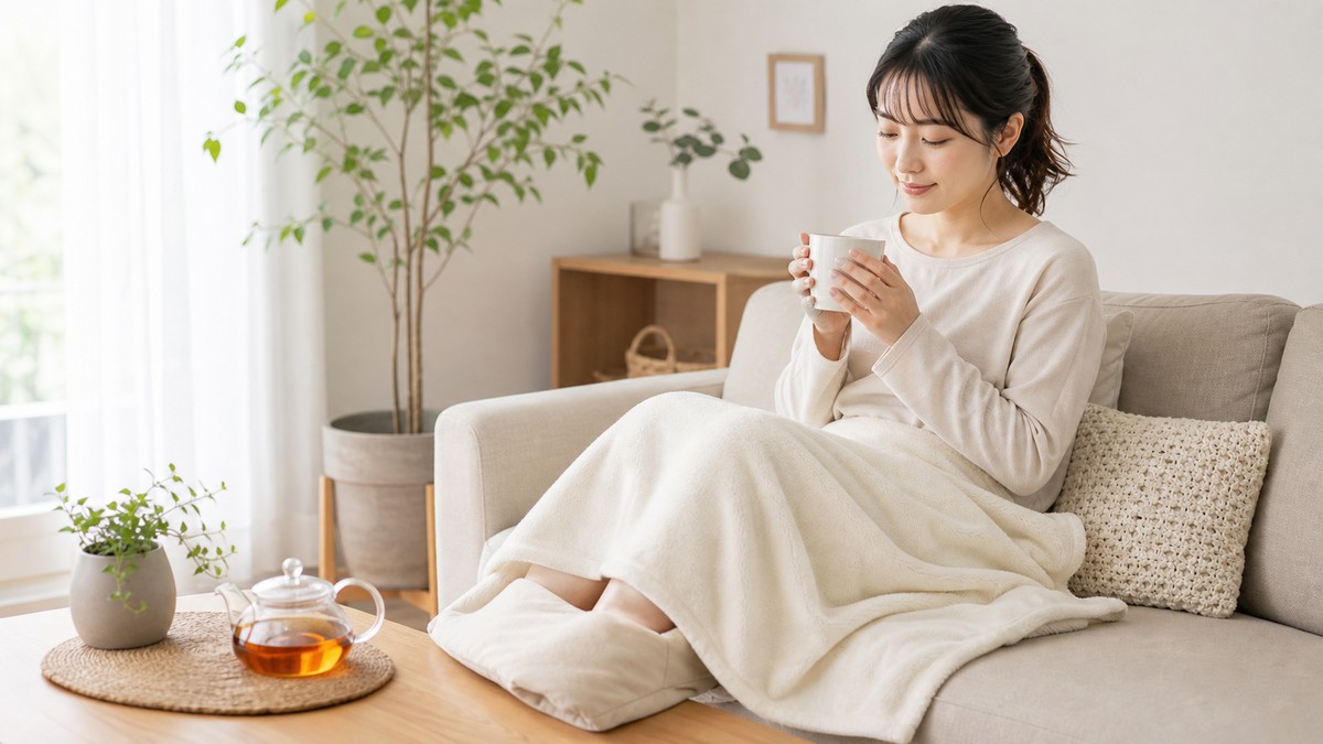 産後すぐは無理を避けて体を温めるイメージ