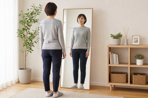 坐骨神経痛の症状をセルフチェックするイメージ