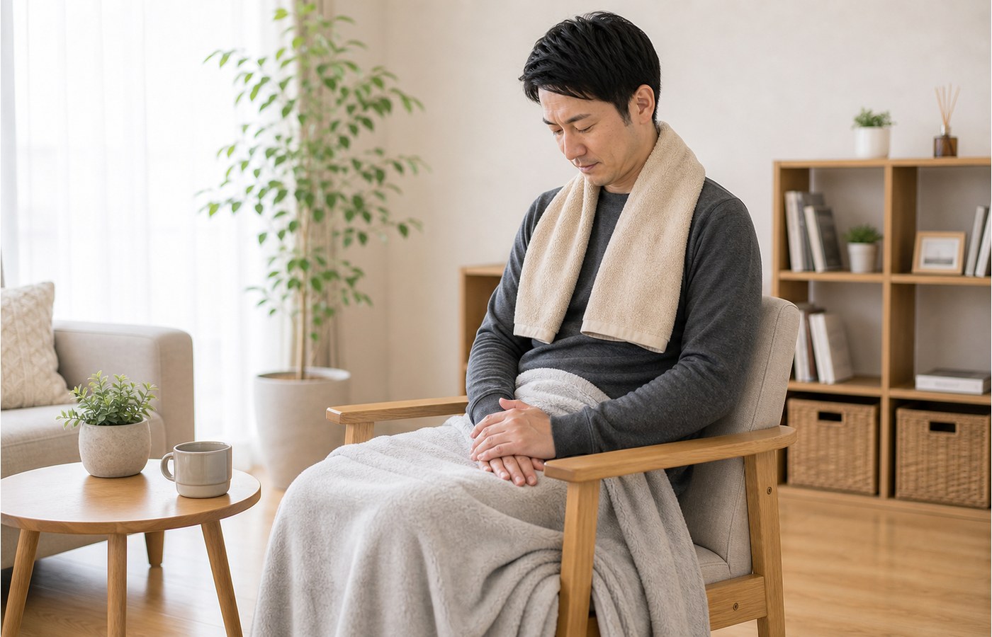 手や前腕を温めるセルフケア