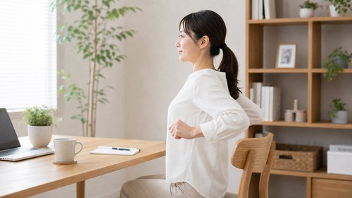 肩が動かしにくくなる背景を説明するイメージ