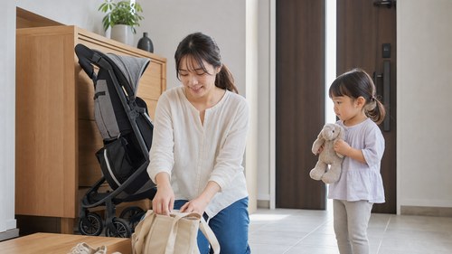 子連れで通える環境が通院の続けやすさにつながるイメージ