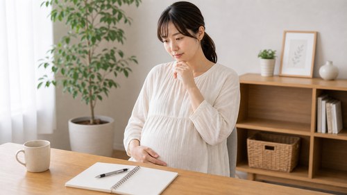 流山でマタニティ整体を検討する妊婦さん