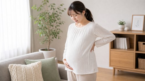 妊娠中の腰や背中のマイナートラブルに気づく妊婦さん