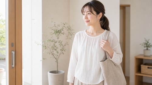 流山で産後の体とやさしく向き合う女性