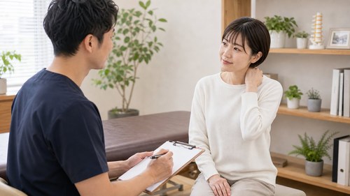 足立区六町で目の疲れと首肩の負担を相談するイメージ