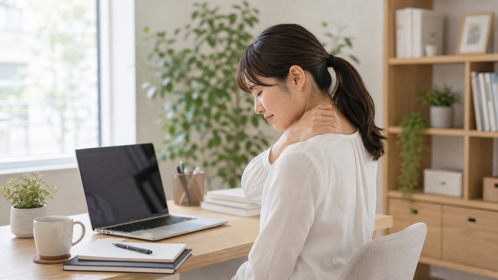 背中の負担が戻りやすい生活背景を確認するイメージ