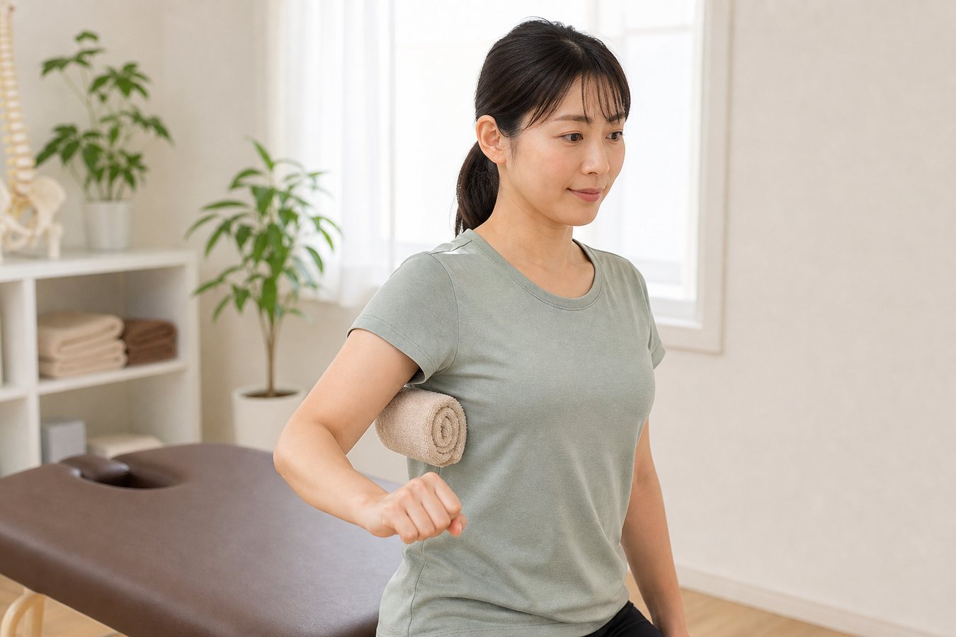 肩腱板損傷で起こりやすい肩の痛みや夜間痛のイメージ