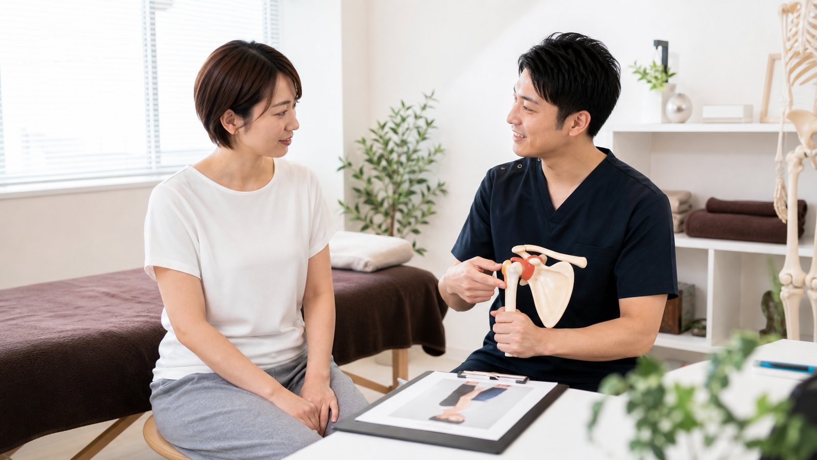 肩甲骨まわりの負担を減らすセルフケアイメージ