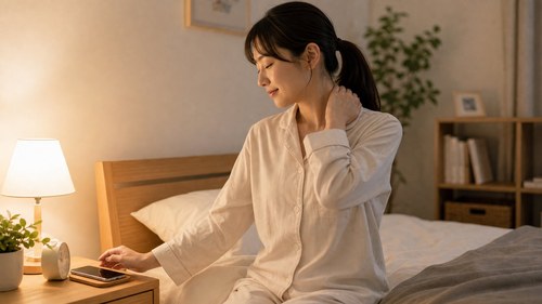 頭痛と生活習慣を見直すイメージ
