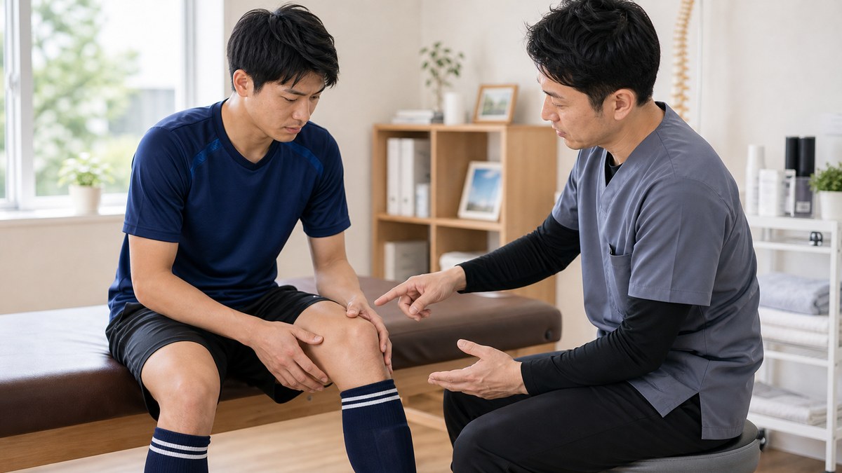 オスグッドについて整形外科や整骨院や整体の相談先を考えるイメージ