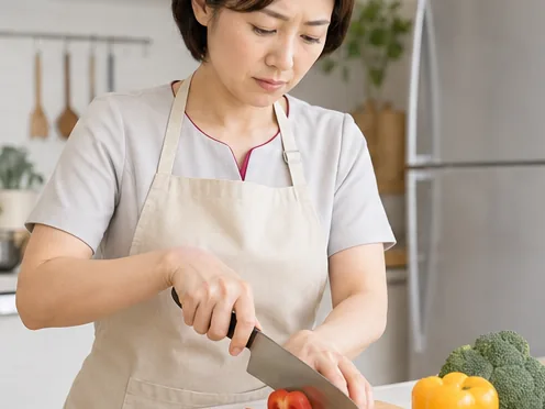 練習量と仕事を確認するイメージ