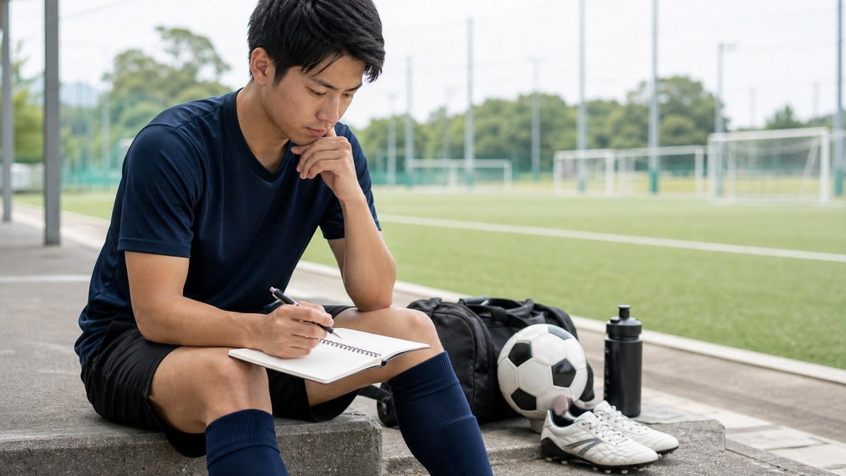 運動量を調整して膝下を休ませるセルフケアイメージ