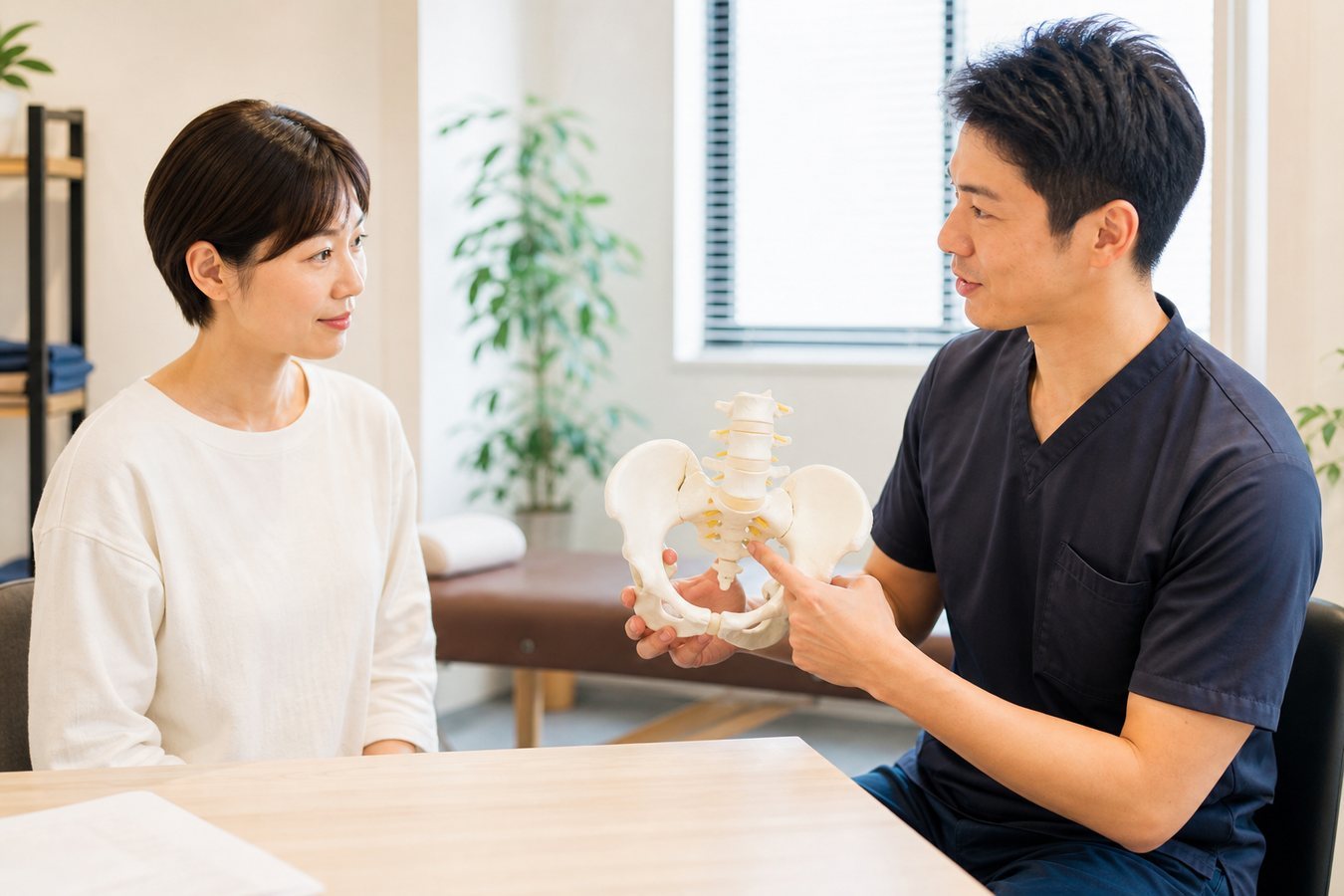 仙腸関節障害とほかの腰痛の違いを確認するイメージ