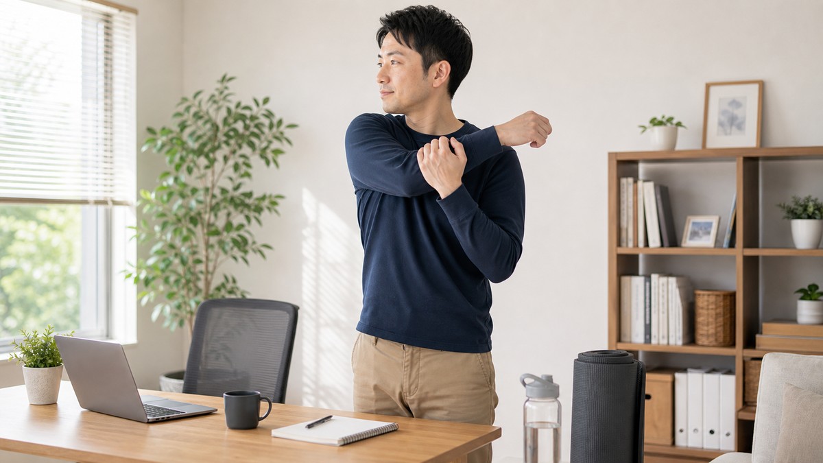 姿勢を整えて軽やかに過ごす毎日のイメージ