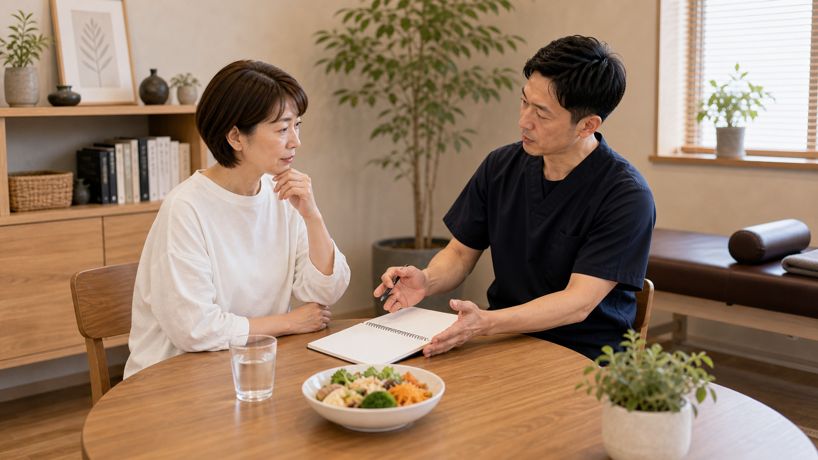食事制限だけでは変わらない脚やせの構造的理由を相談するイメージ