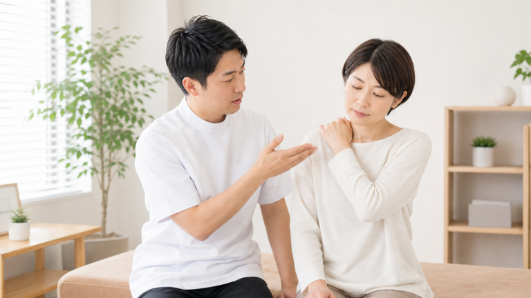 いかり肩の原因とは？肩こり・首こりとの関係と改善ストレッチ【柔道整復師監修】