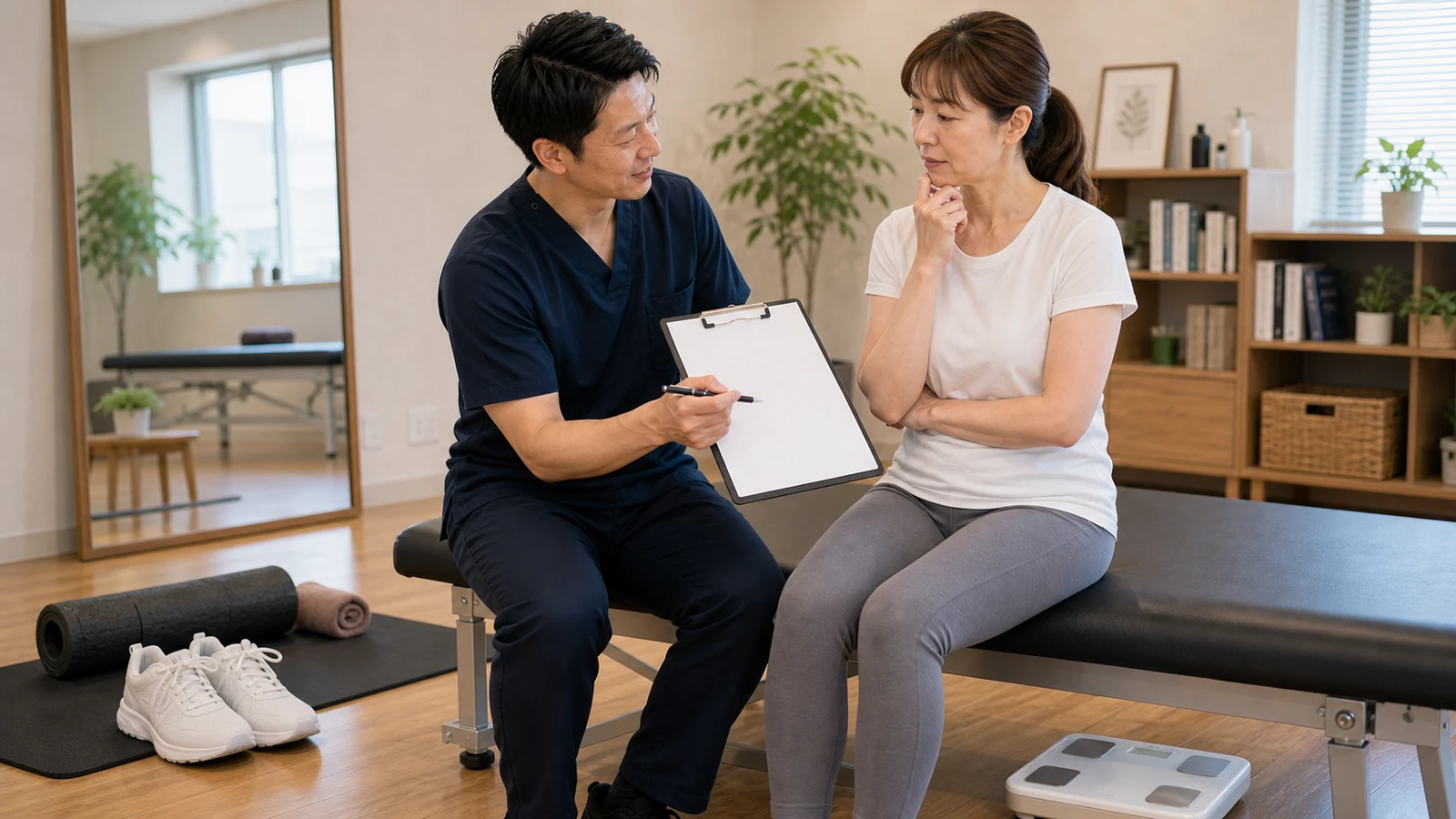 40代が痩せにくい原因を示す図版