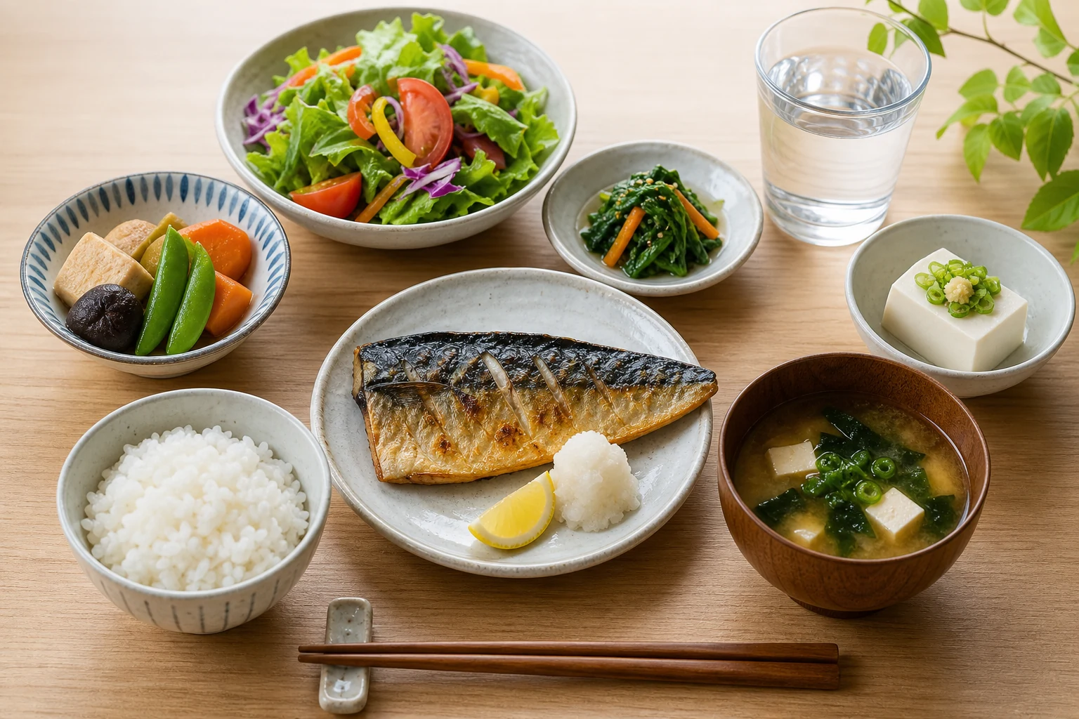 運動習慣を支えるバランスの良い和食