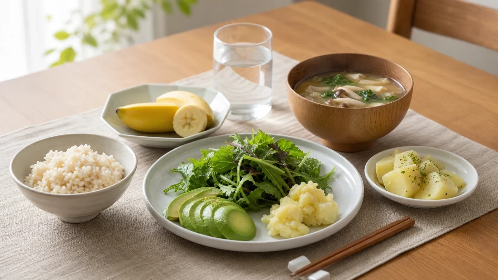 五感を意識して食事を味わうイメージ