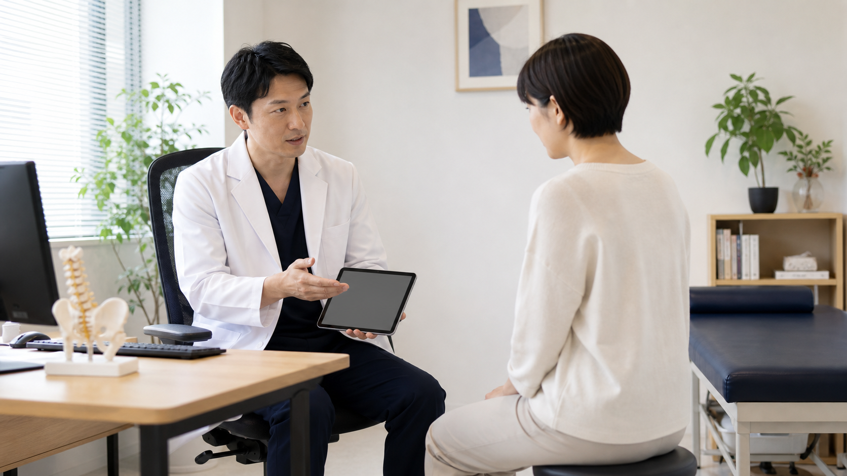 整体が初めての方の疑問を相談するイメージ