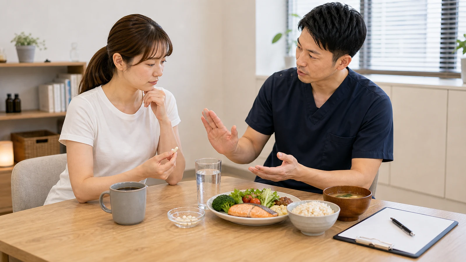 サプリの誤った取り方を見直す写真