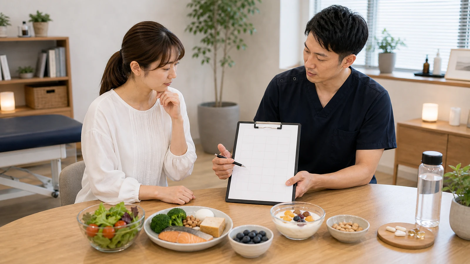 症状別に選ぶビタミンを示す図版