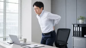 長時間座ると腰が痛い原因とは？｜立つと楽な理由と正しい座り方