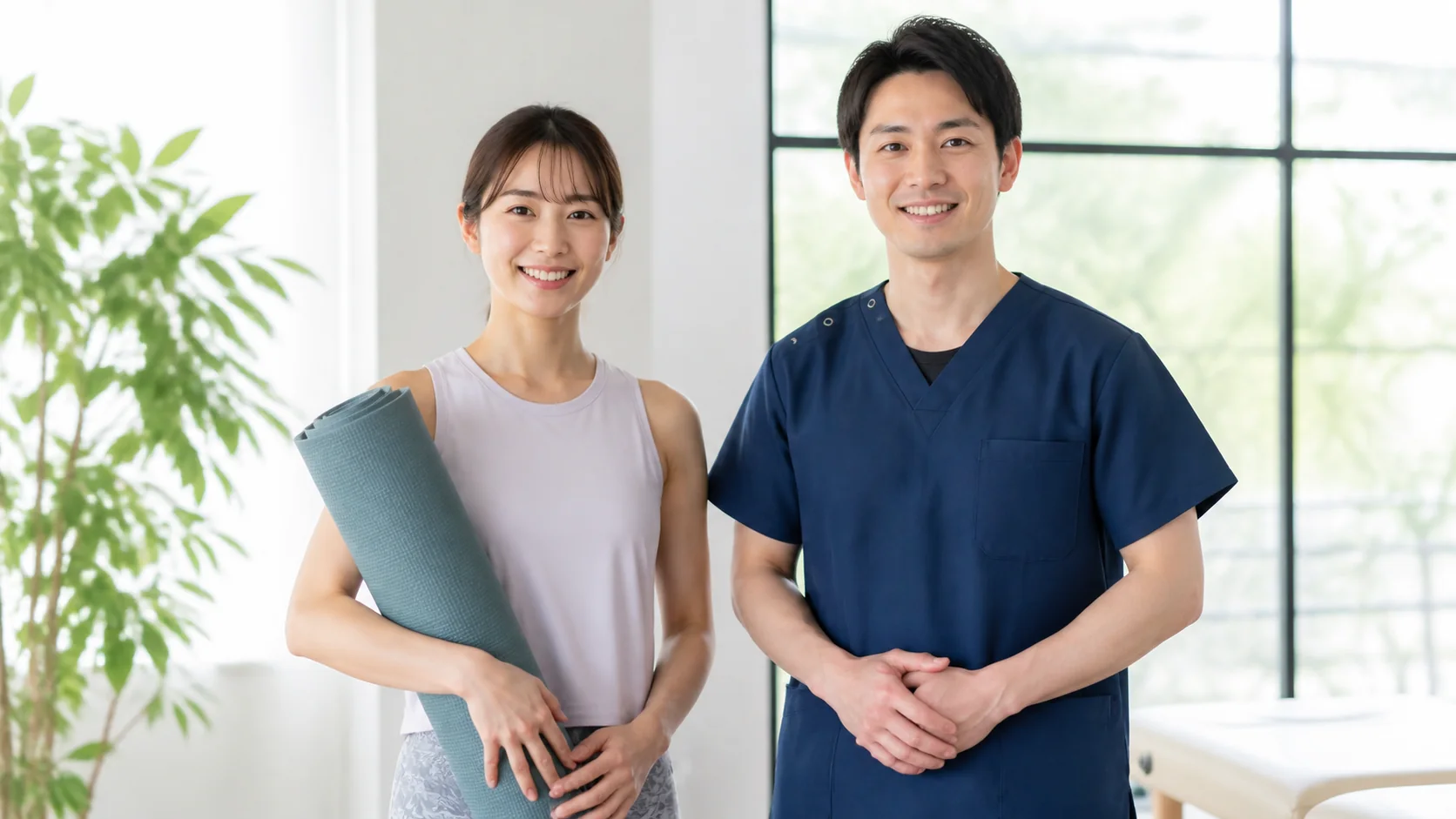 ヨガ講師と整体の施術者