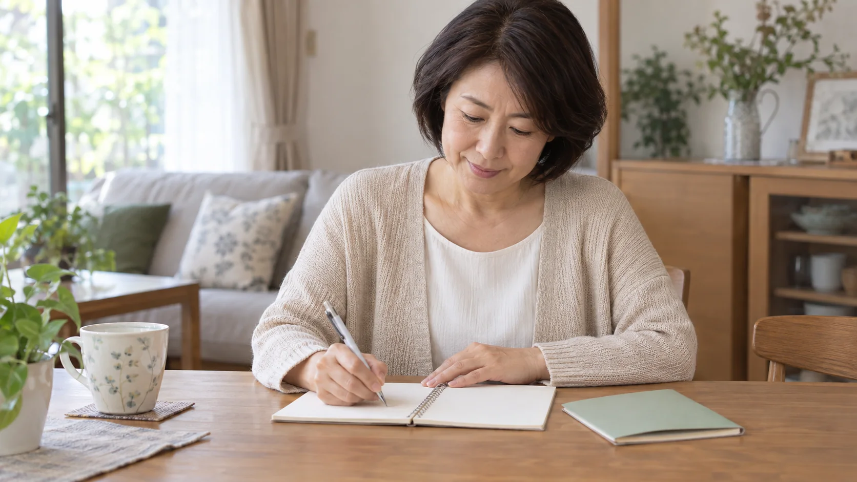 服薬中の施術について質問を整理する女性