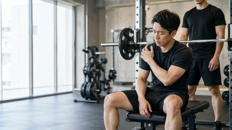 ベンチプレスで肩が痛い原因はフォームにある｜直す5点と休む見極め