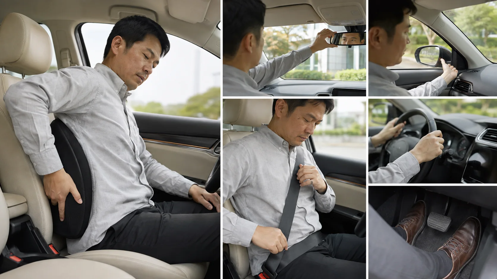クッション装着後に確認する運転環境と安全
