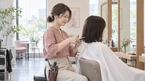 美容師の肩こり対策はもむより腕を支える時間を減らす｜10秒の工夫