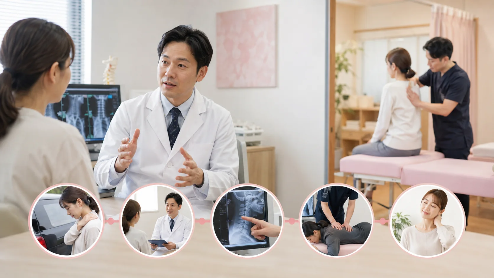 整形外科と整骨院の役割の違いを確認する女性