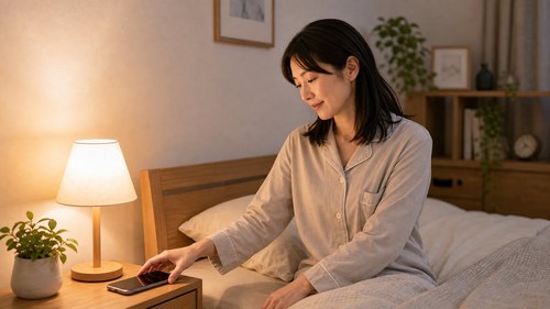 自律神経を整える睡眠リズムのセルフケアイメージ