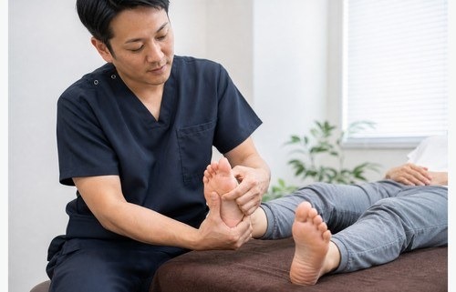 外反母趾対策として靴を見直すセルフケアイメージ