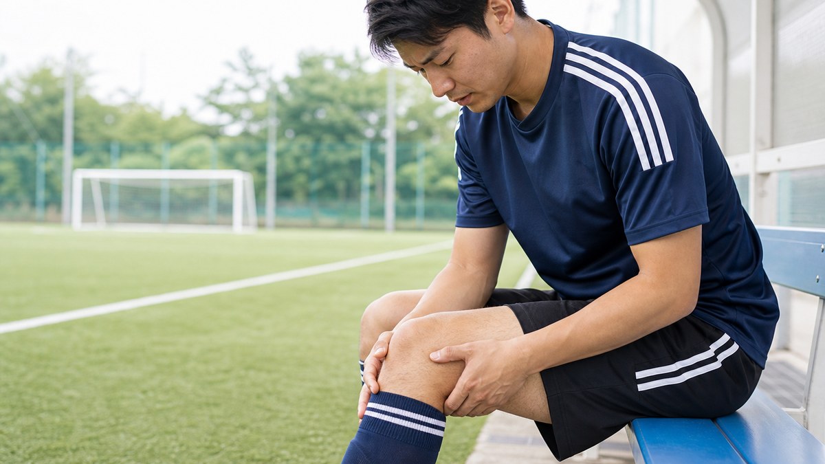 成長期の膝に起きるオスグッドの仕組みイメージ