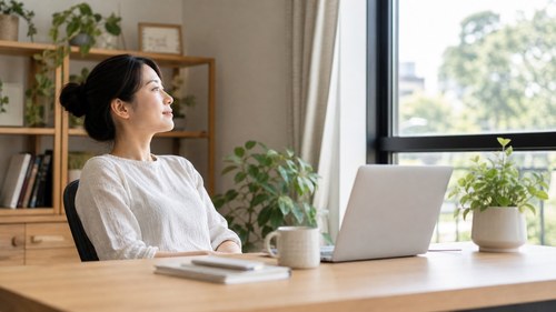 足底筋膜炎のセルフケアで足を休ませるイメージ