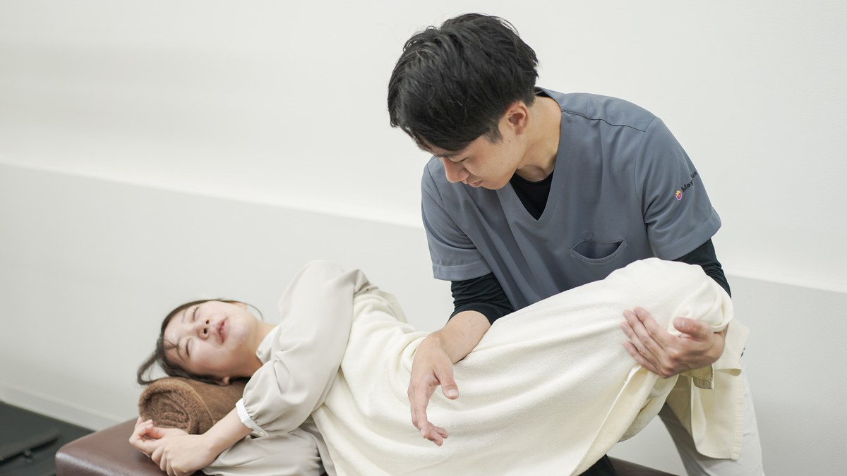 産後の体型に対する骨盤まわりの施術イメージ