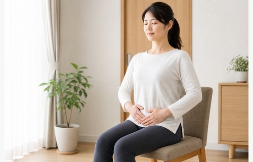 骨盤底をやさしく意識するセルフケア