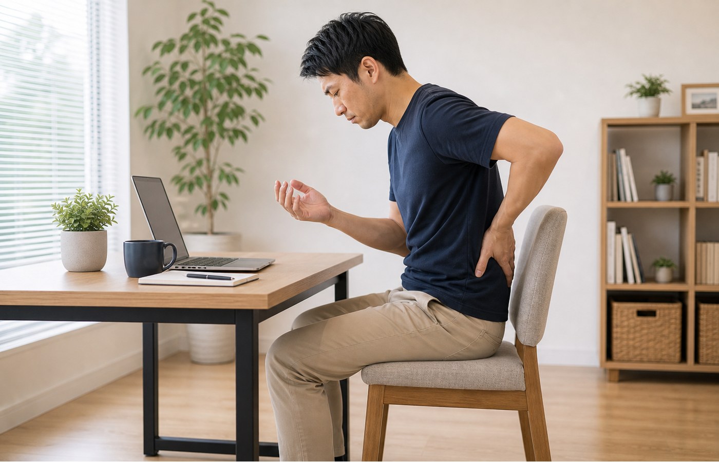 腱鞘炎で手首への負担を減らす生活動作のイメージ