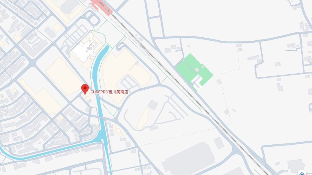 CUREPRO吉川美南店周辺のGoogleマップ